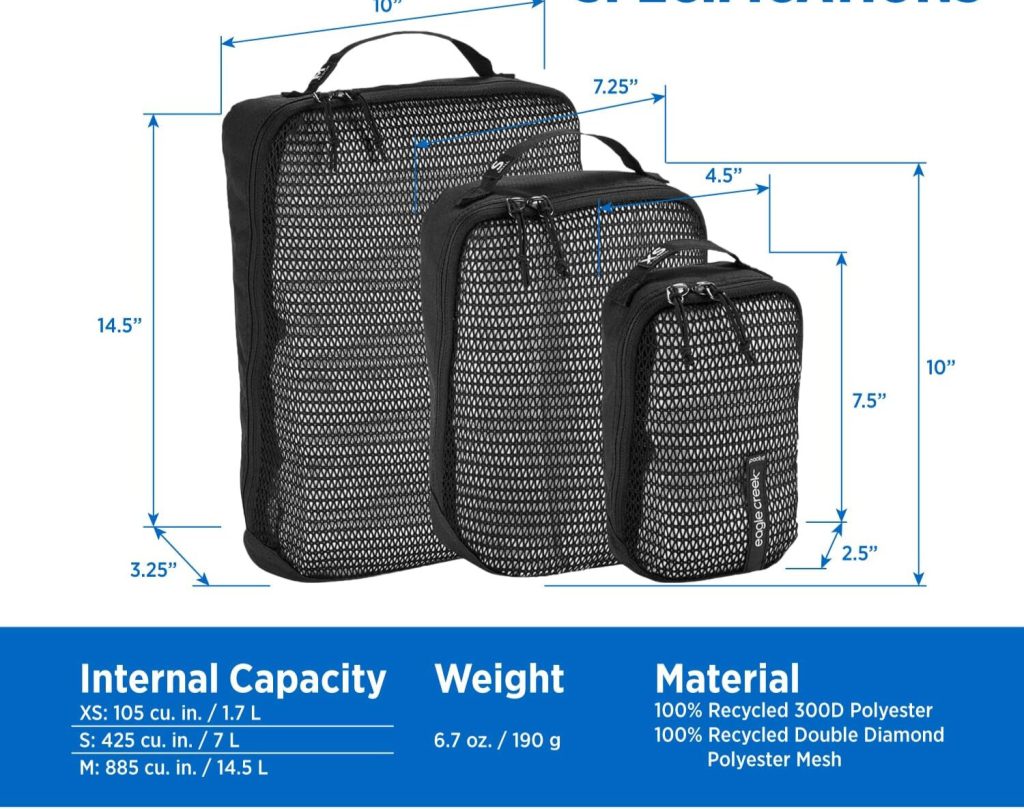 Best packing cubes